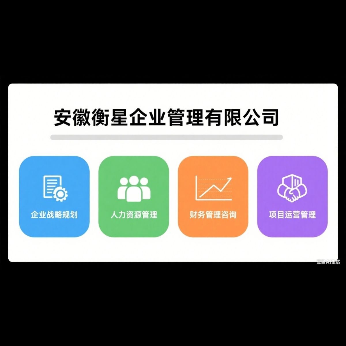 Enterprise Strategic Planning Human Resources Management Financial Management Consulting Project Operation Management