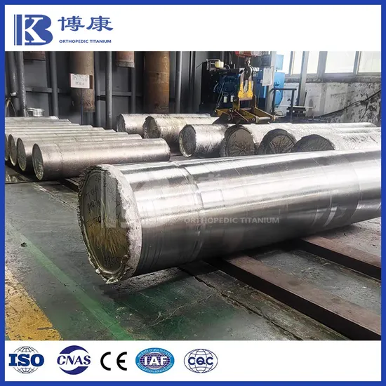 Aerospace Titanium Alloy Commercially Pure Ti and Ti Alloy Ingot for Aircraft