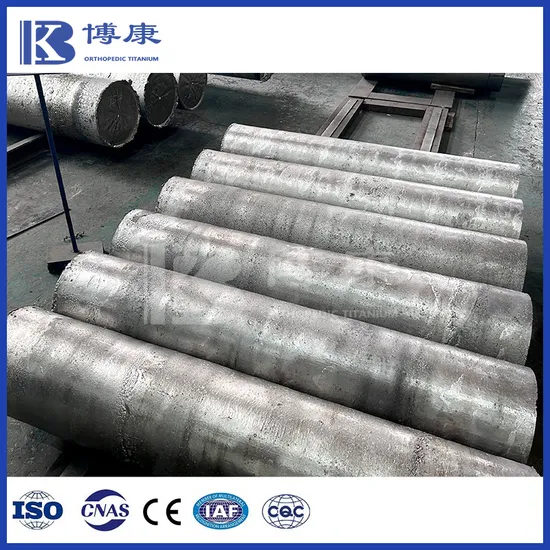 Aerospace Titanium Alloy Commercially Pure Ti and Ti Alloy Ingot for Aircraft