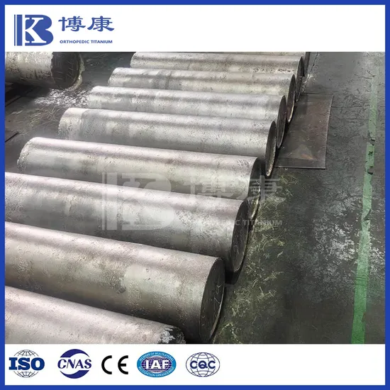 Aerospace Titanium Alloy Commercially Pure Ti and Ti Alloy Ingot for Aircraft