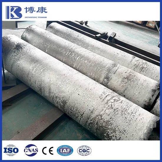 Aerospace Titanium Alloy Commercially Pure Ti and Ti Alloy Ingot for Aircraft
