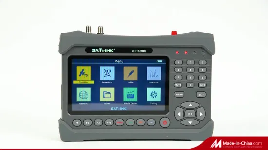 DVB-S/S2/T/T2/C卫星卫星频谱分析器,卫星搜索器(10位)