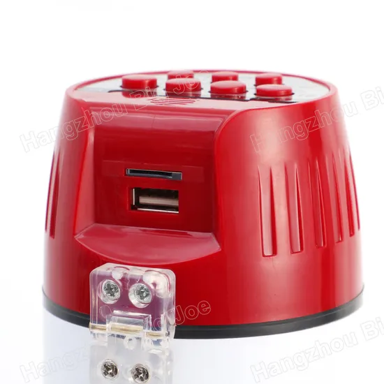 Er55 30W Bullhorn PA System Loud Speaker Handle Megaphone with USB/TF/Siren/Recording/ Rechargeable Double Large-Capacity Battery Multifunction