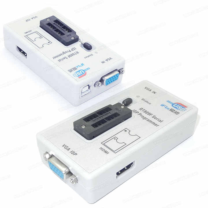 RT809F LCD High-Speed ISP USB Programmer Kit BIOS Burner RT809F Programmer Supporting Various Read-Write Online Programming