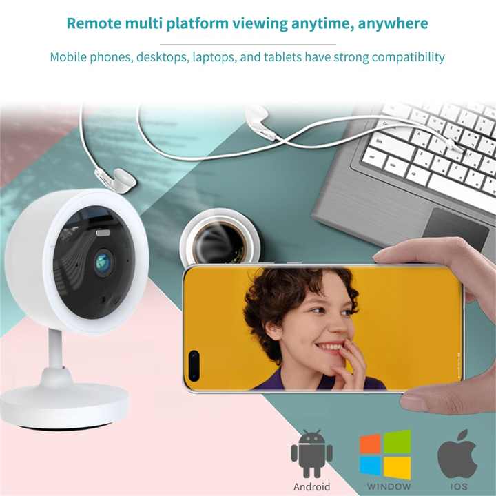 无线wifi摄像机，运动警报器，闭路电视监控系统，夜间视觉监控摄像机，婴儿监视器