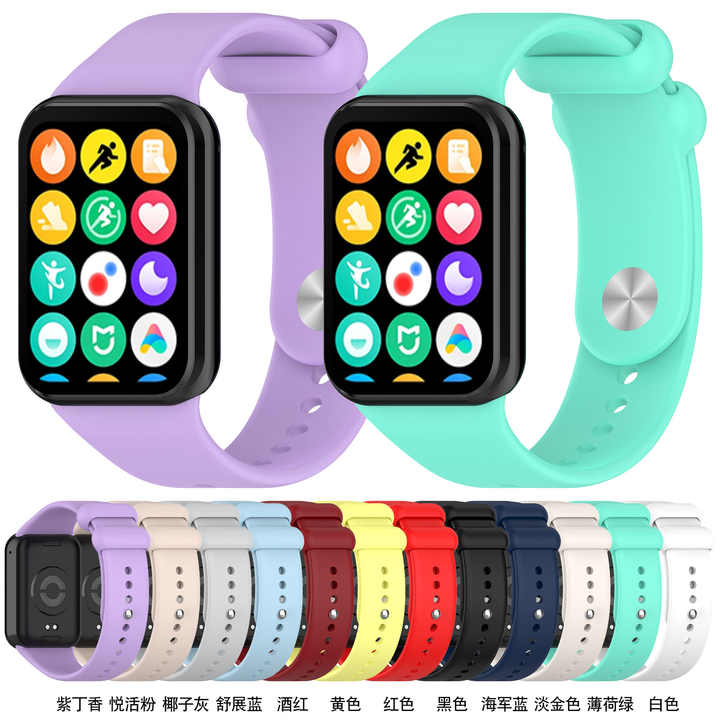 Simple breathable silicone wristband strap for Xiaomi 8pro smart bracelet new smart watch strap accessories