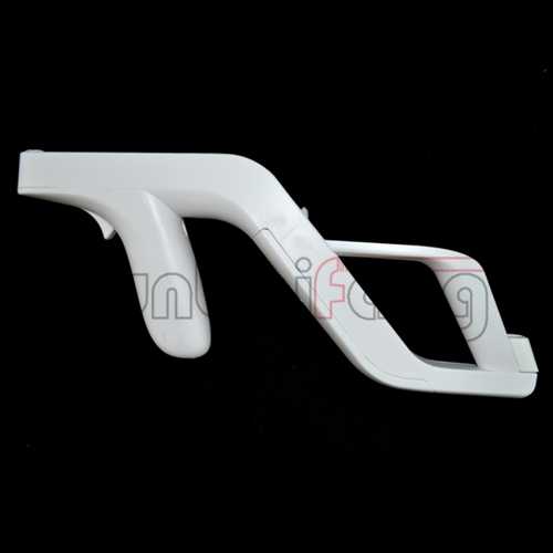 Light Zapper Gun for Wii Remote Nunchuk Controller White
