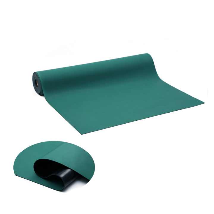Grey Anti Static ESD Soldering Mat Roll Rubber Grounding Mat Rubber Electronics Working mat