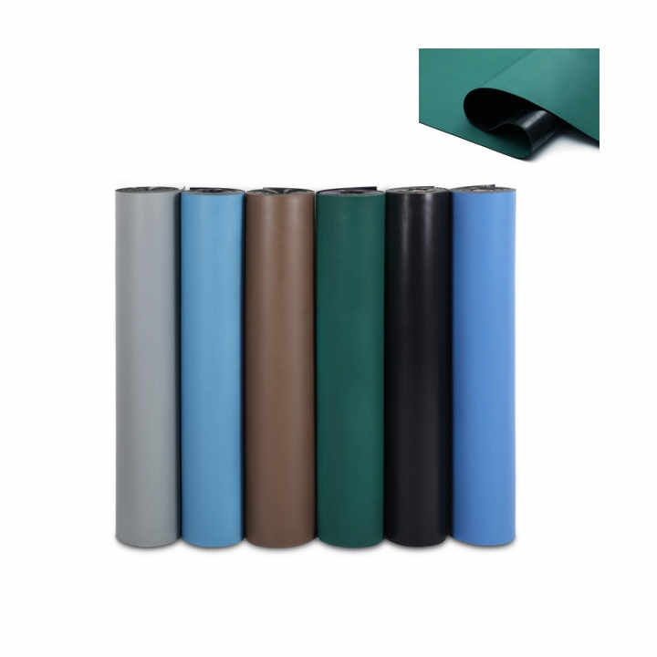 Grey Anti Static ESD Soldering Mat Roll Rubber Grounding Mat Rubber Electronics Working mat