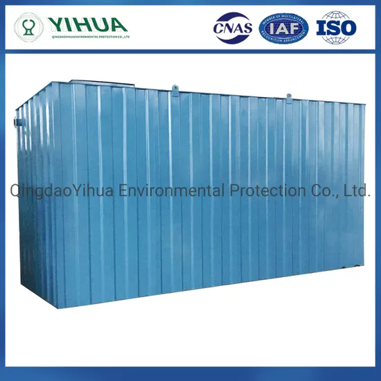 用于家庭和酒店污水处理及小型工业废水的集装箱化MBBR污水处理设备厂