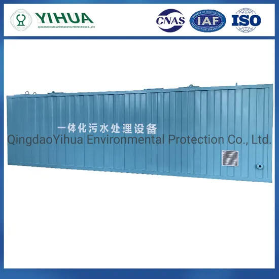 用于家庭和酒店污水处理及小型工业废水的集装箱化MBBR污水处理设备厂