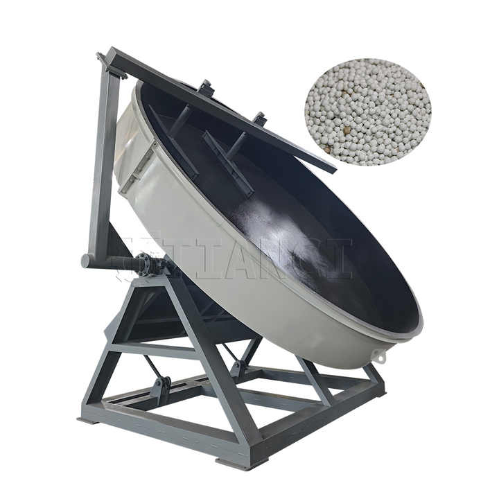 4M 旋转盘式造粒机，用于制造有机复合肥料颗粒